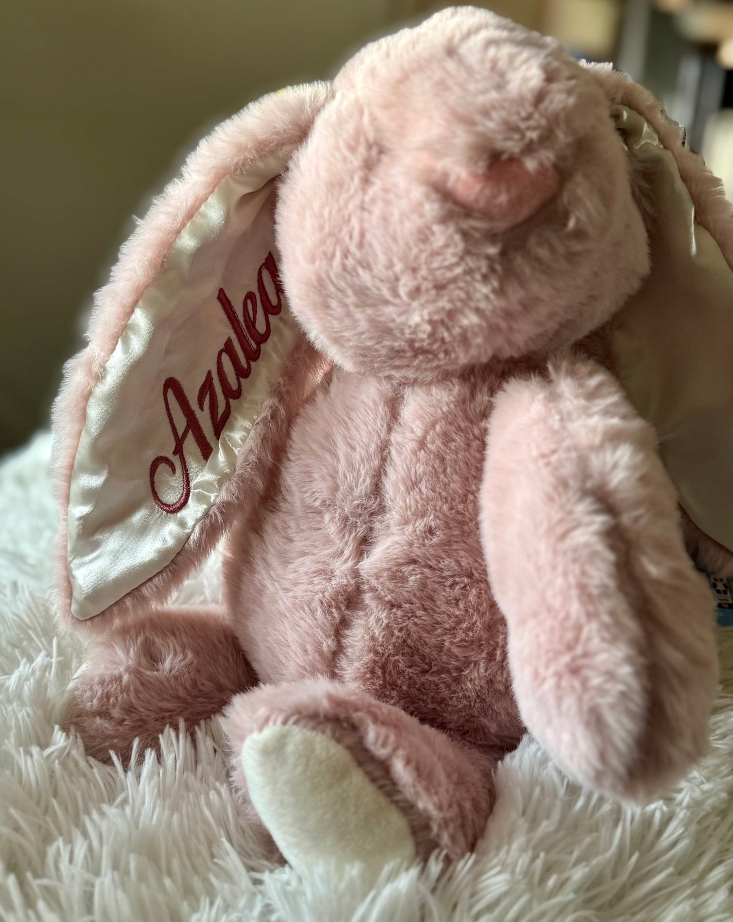 Custom Embroidered Bunny!