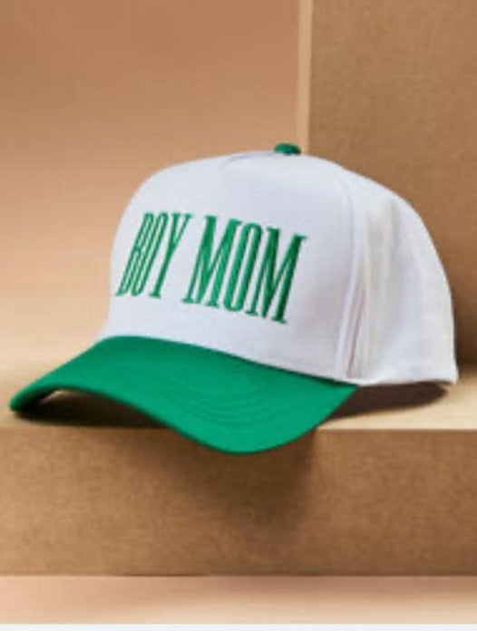 Boy Mom Embroidered Hat