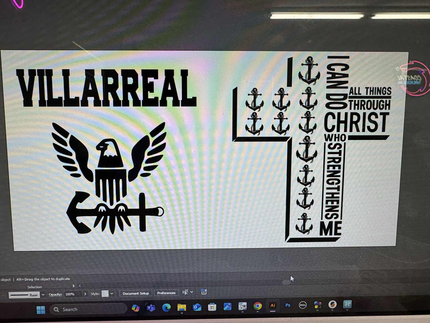 Full Front & Back Navy Tees