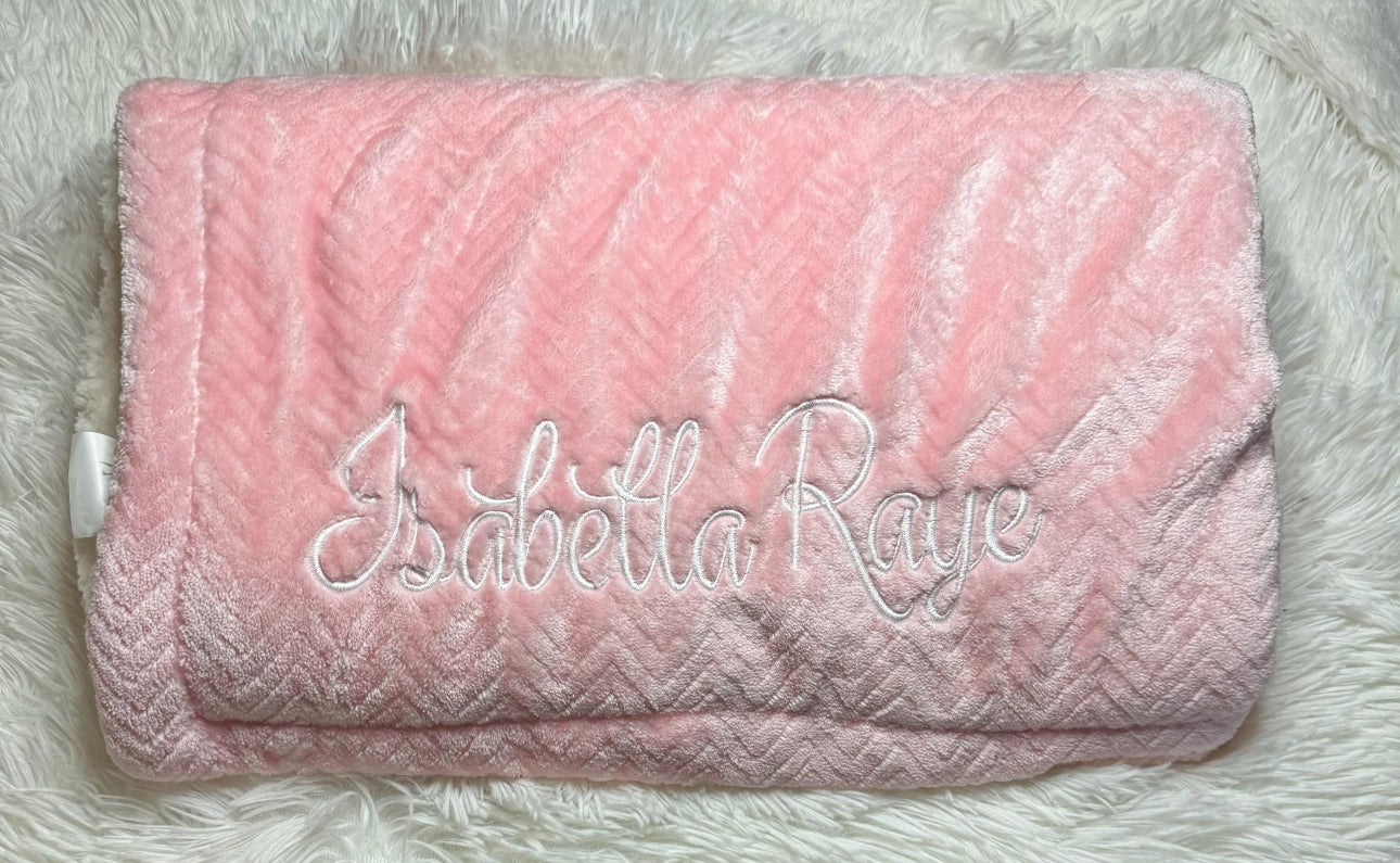 Custom Embroidered Baby Blanket