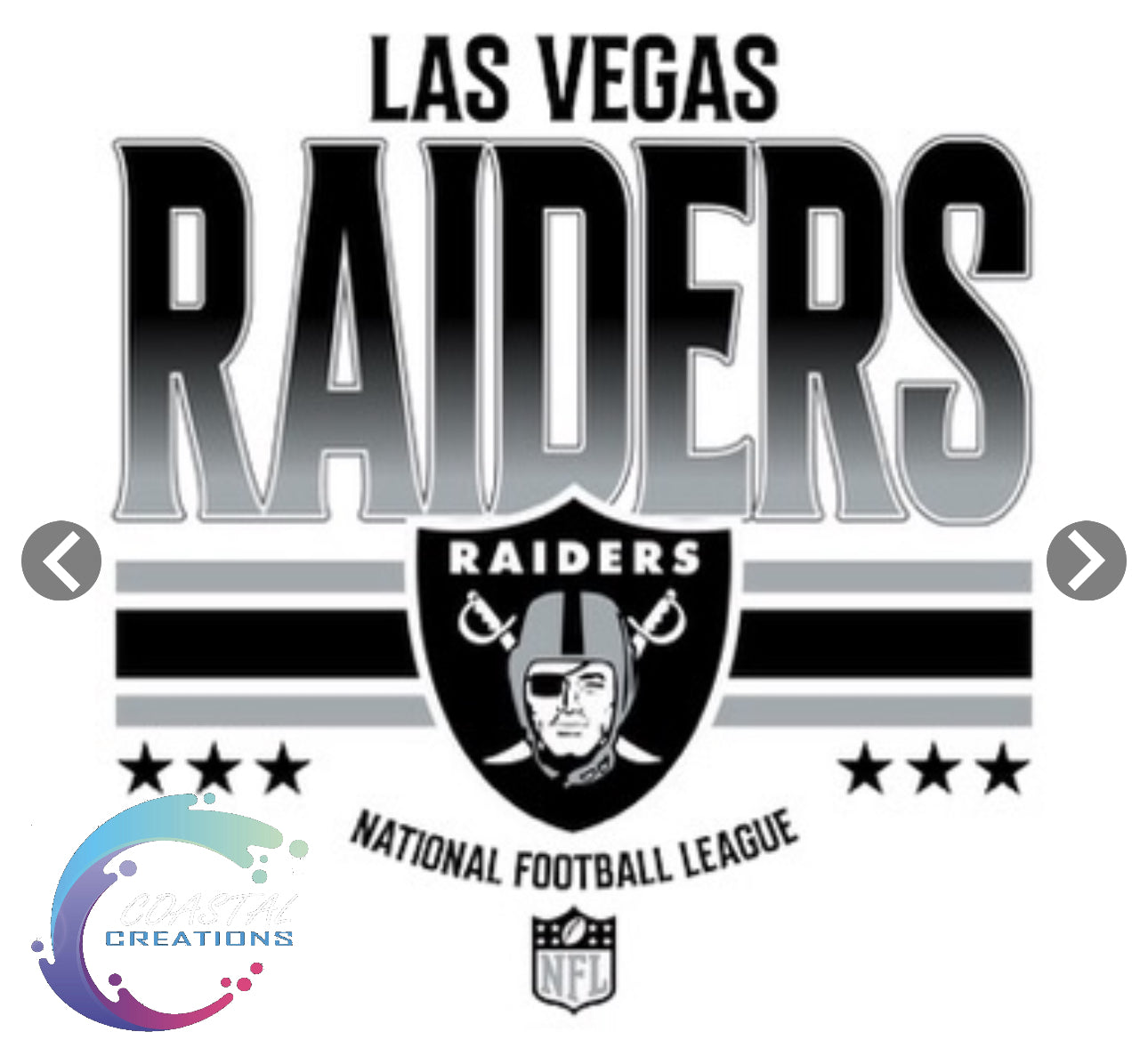 Striped Raiders -Black DTF