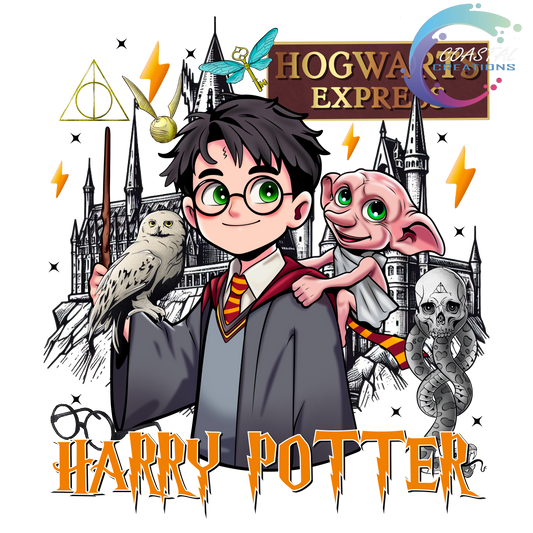 Harry Potter Hogwart Express DTF