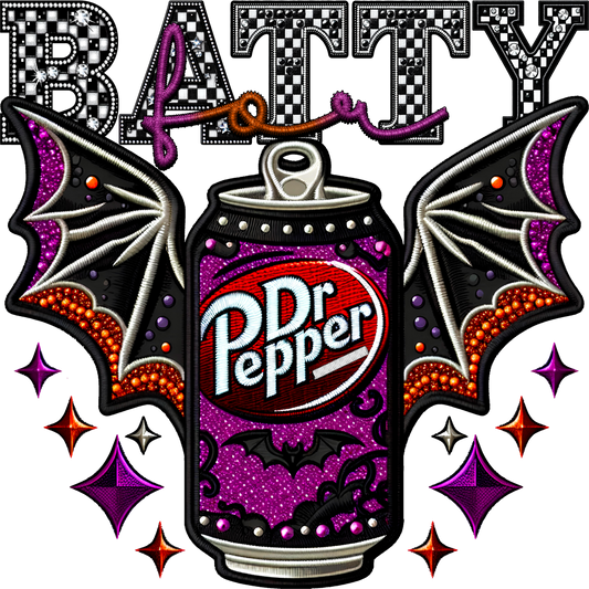 Batty for Dr Pepper DTF