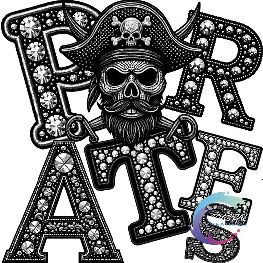 Pirates Faux Rhinestone DTF