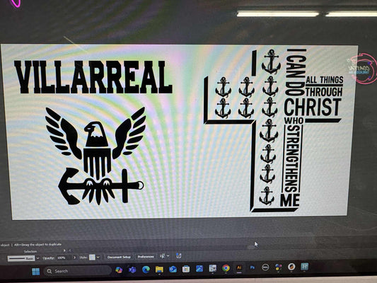 Full Front & Back Navy Tees