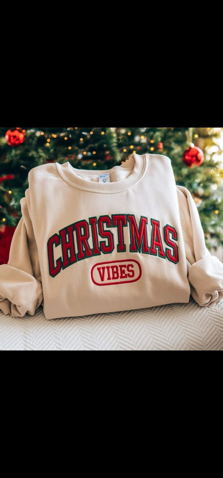 Christmas Vibes Embrodiery