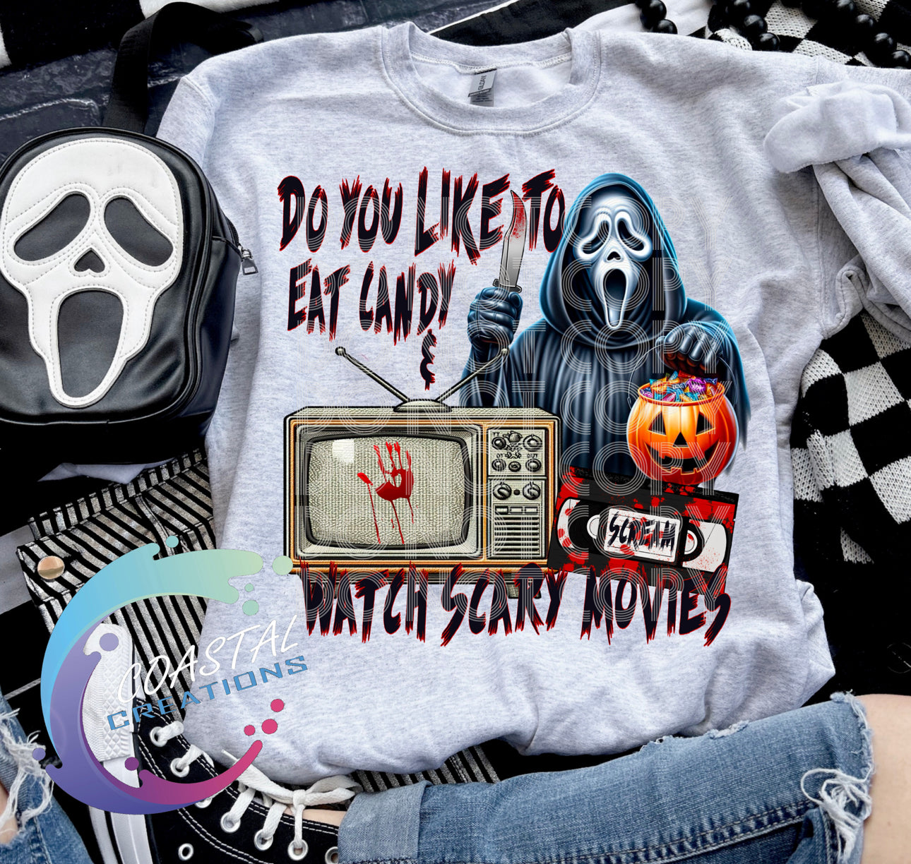 Do you like to eat candy and watch scary movies? DTF