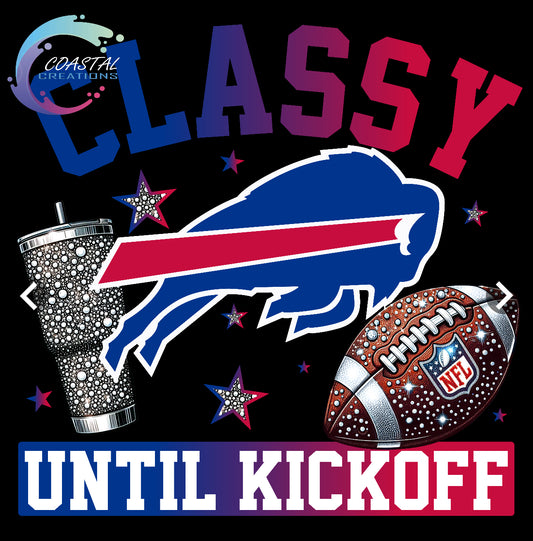 Classy Until Kickoff Bills DTF