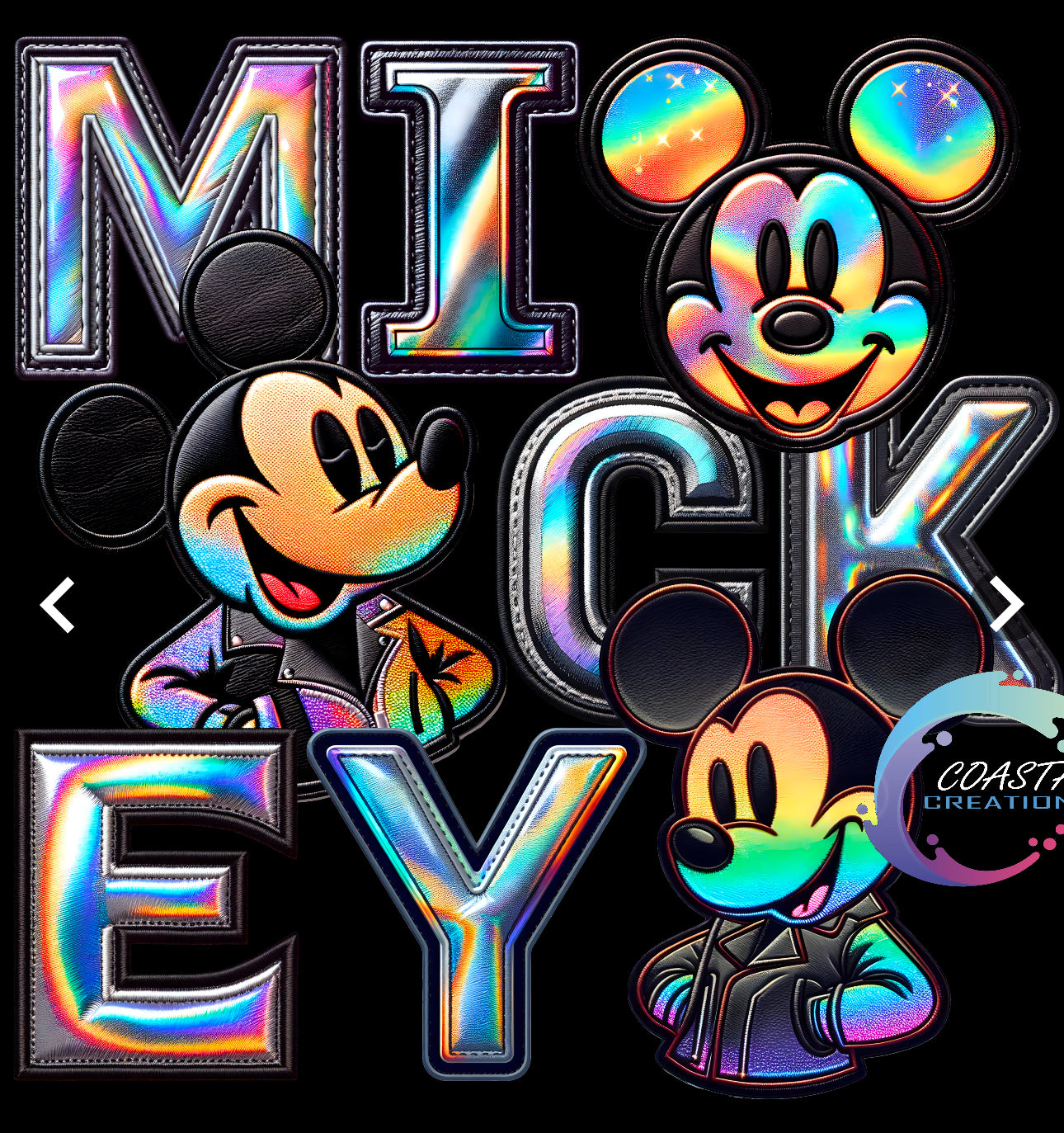 Mickey Holo DTF