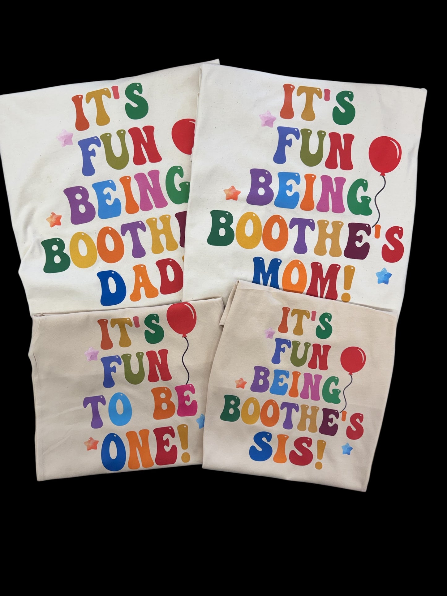 It’s Fun To Be…Family Birthday Tee’s (plus rush fee)