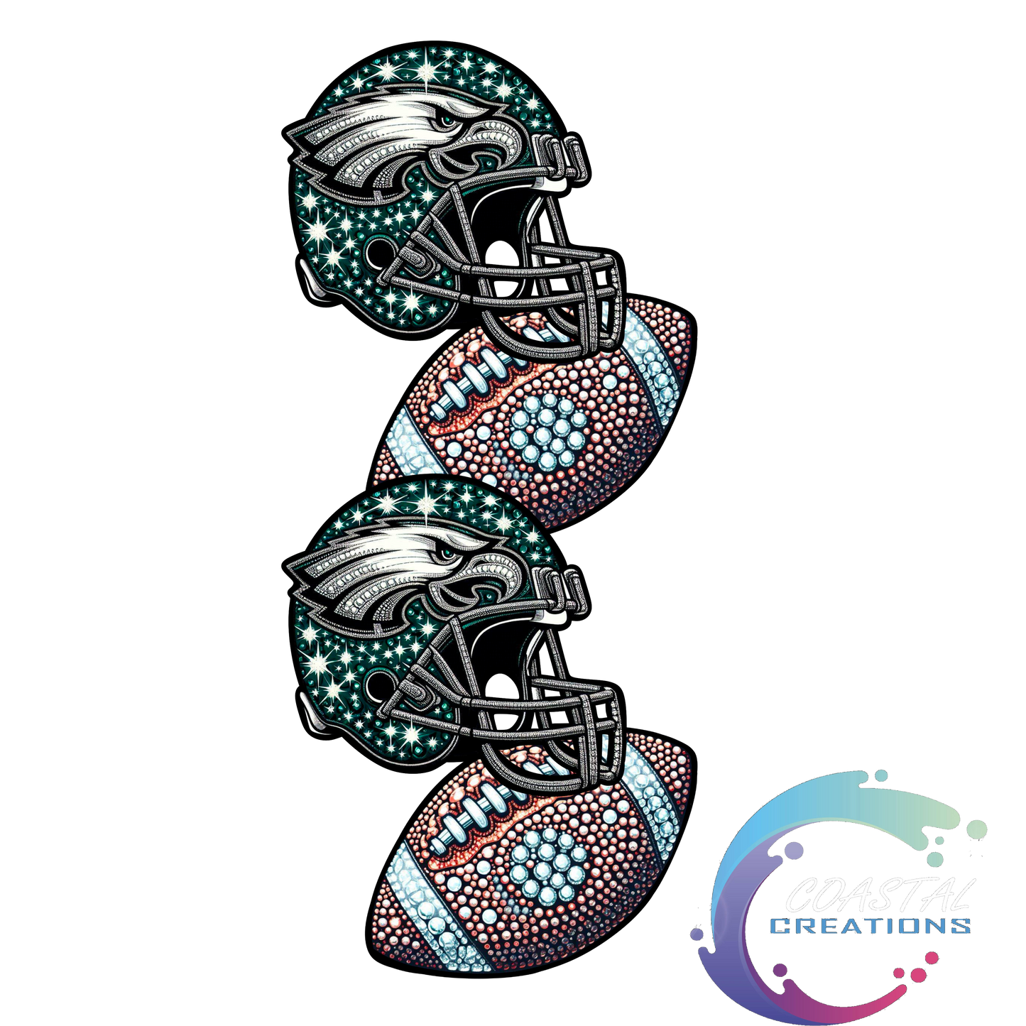 Eagles Faux Rhinestone DTF