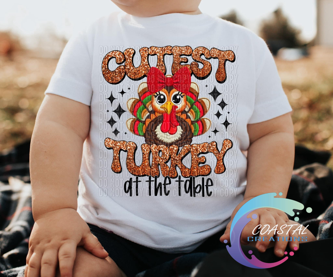 Girl Cutest Turkey Tee