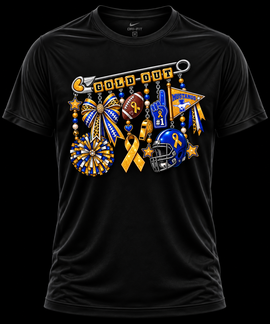 3-Charm 1-GO Football Adult Prints