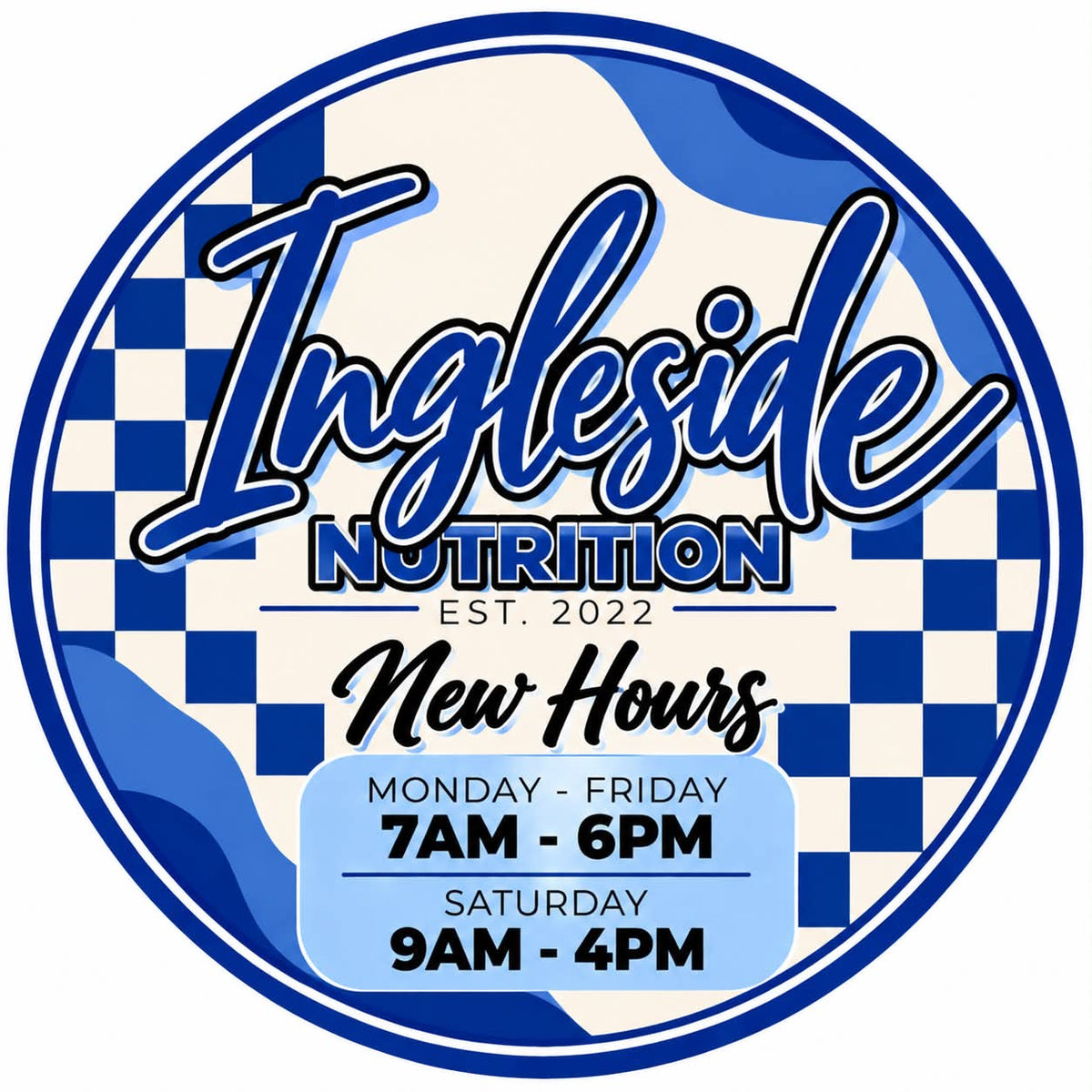 Ingleside Nutrition Stickers 150-3”