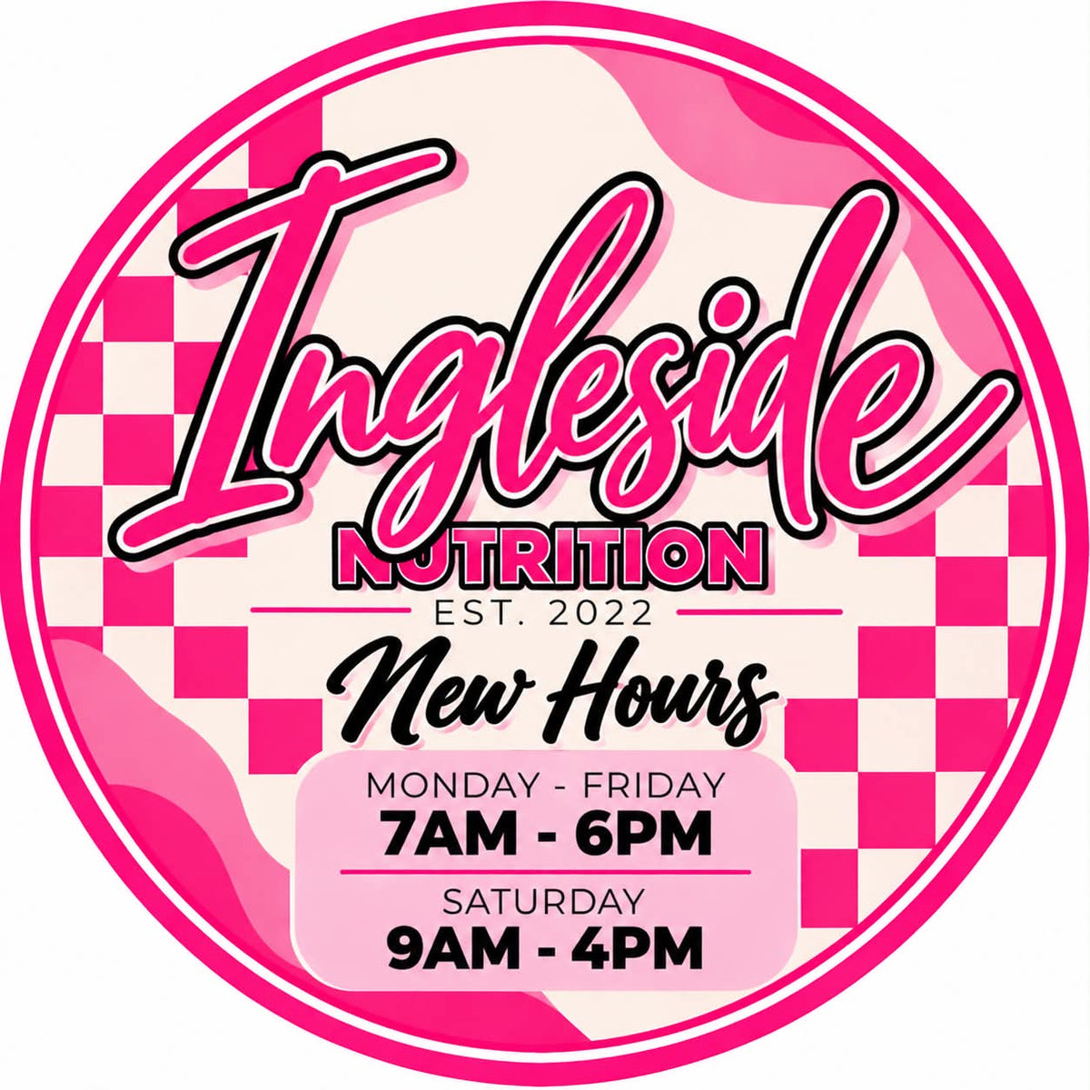 Ingleside Nutrition Stickers 150-3”